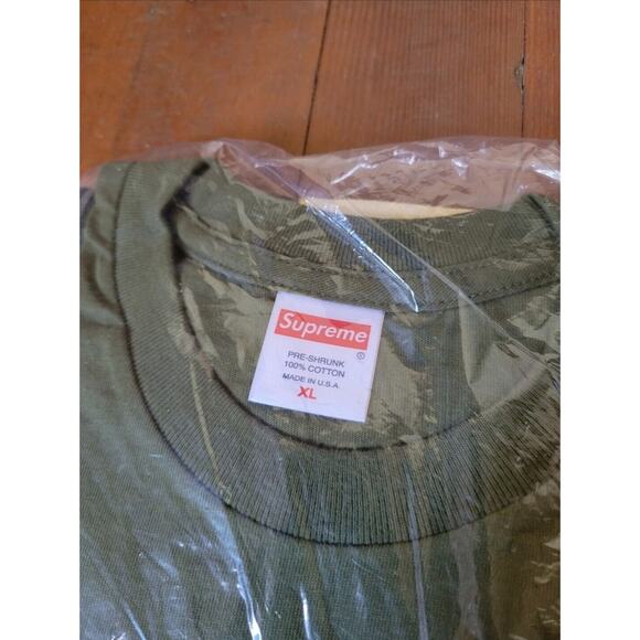 Vtg Y2k Supreme Still Life Tee Olive Extra Large New DS FW18 In Hand Escher - Picture 2 of 3